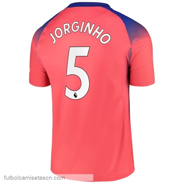 Camiseta Chelsea NO.5 Jorginho 3ª 2020/21 Naranja